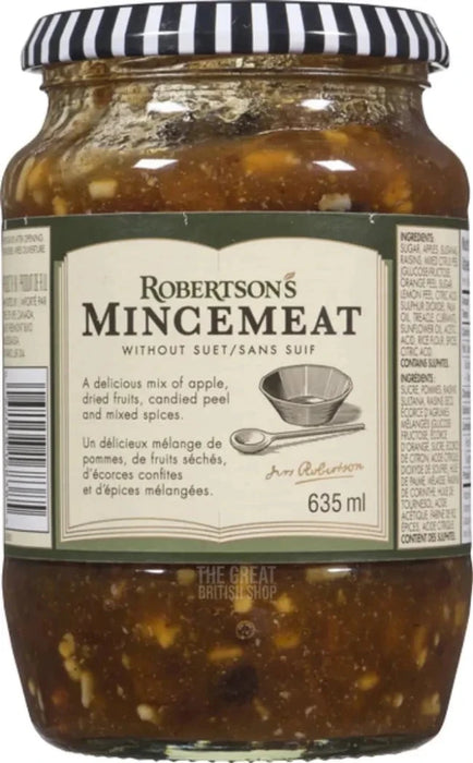 Robertson's Mincemeat - 635ml imported British grocery product available in Canada