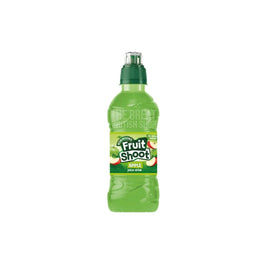 Robinsons Fruit Shoot Apple 8 Pack: front of a single green bottle with sports cap