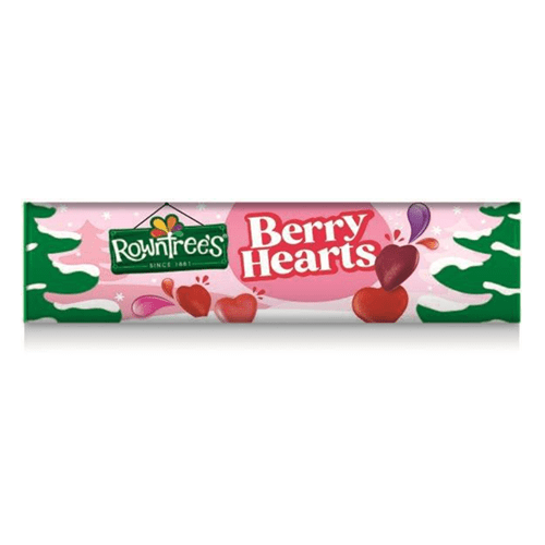 Rowntree's Berry Hearts Giant Tube - 100g | British Store Online | The Great British Shop