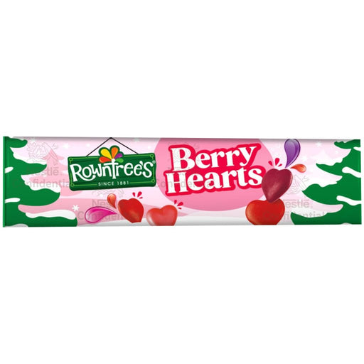 Rowntree's Berry Hearts Giant Tube - 100g | British Store Online | The Great British Shop