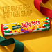 Rowntree's Jelly Tots Giant Tube - 115g imported British grocery product available in Canada