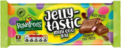 Rowntree's Jellytastic Mini Egg Bar - 90g imported British grocery product available in Canada
