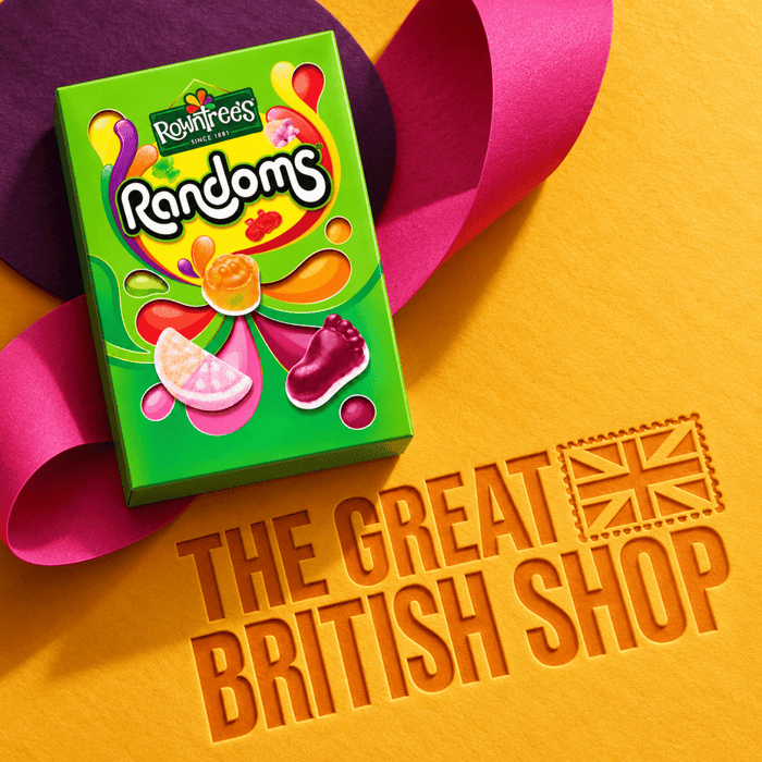 Rowntree's Randoms Carton - 320g imported British grocery product available in Canada