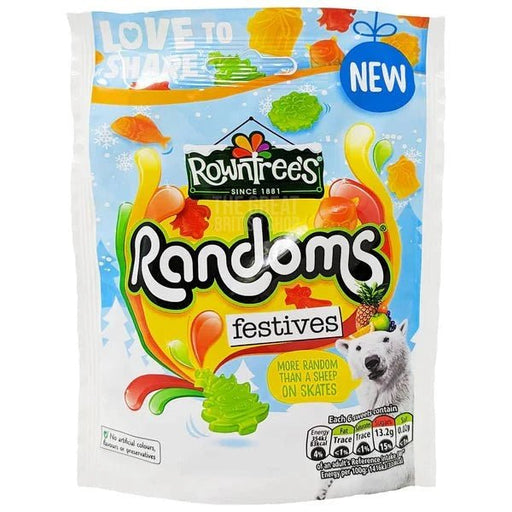 Rowntree's Randoms Festives - 130g imported British grocery product available in Canada