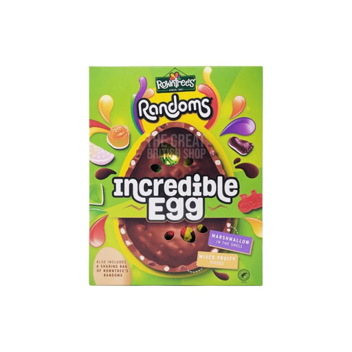 Rowntree's Randoms Incredible Egg - 380g imported British grocery product available in Canada