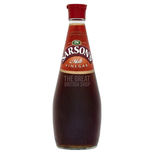 Sarsons Brown Malt Vinegar - 300ml imported British grocery product available in Canada
