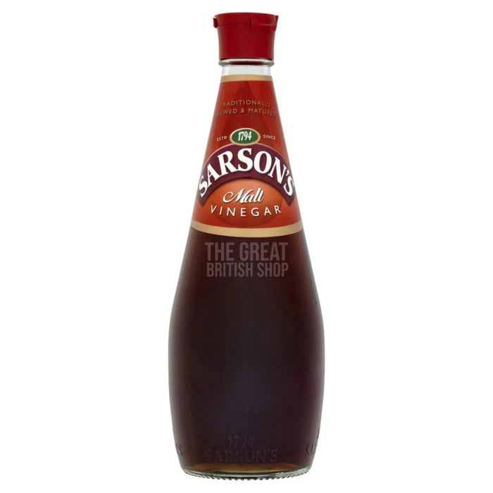 Sarsons Brown Malt Vinegar - 300ml imported British grocery product available in Canada