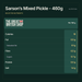 Sarson's Mixed Pickle - 460g imported British grocery product available in Canada