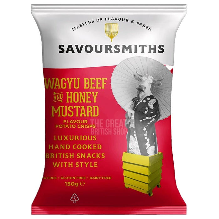 Savoursmiths Wagyu Beef & Honey Mustard - 40g imported British grocery product available in Canada