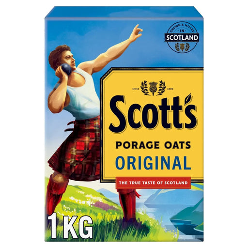 Scott's Porage Oats - 1kg imported British grocery product available in Canada