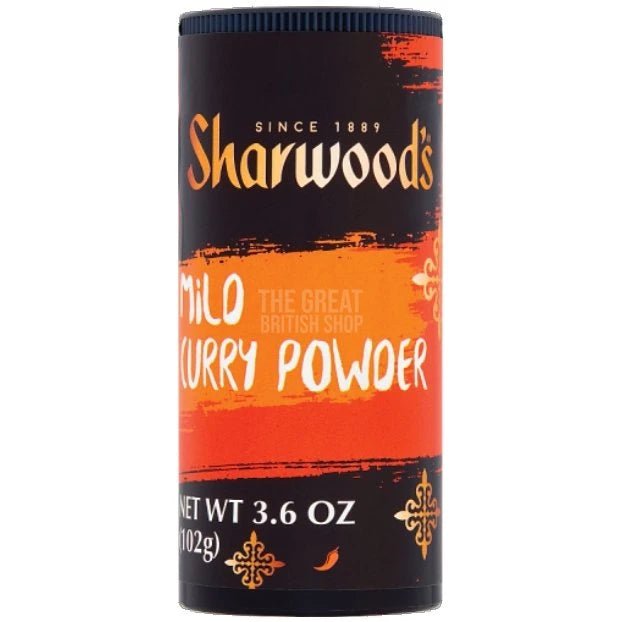 Sharwoods Mild Curry Powder - 102g imported British grocery product available in Canada