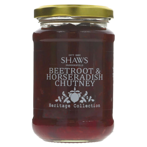 Shaws Beetroot & Horseradish Chutney - 290g | British Store Online | The Great British Shop