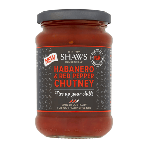 Shaws Habanero & Red Pepper Chutney - 300g | British Store Online | The Great British Shop