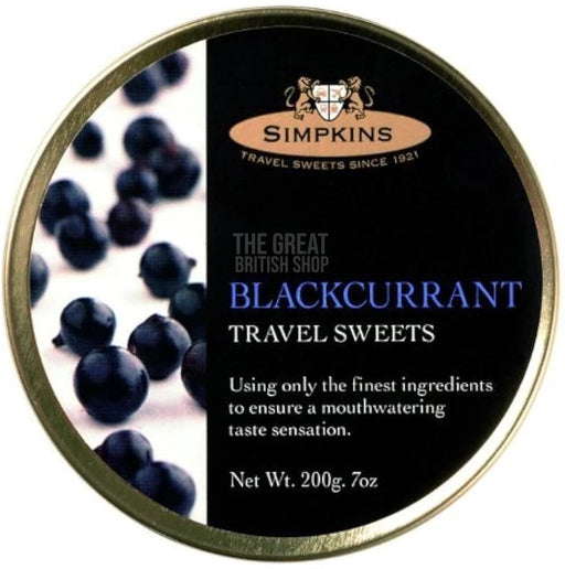 Simpkins Blackcurrant - 200g imported British grocery product available in Canada