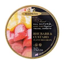 Simpkins Rhubarb & Custard - 175g | British Store Online | The Great British Shop