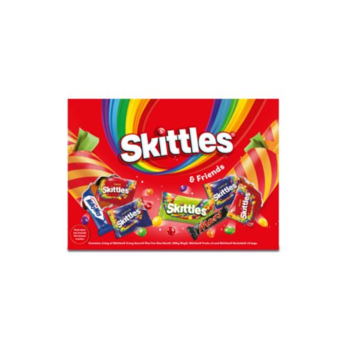Skittles & Friends Medium Selection Box - 150.5g | British Store Online | The Great British Shop