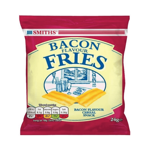 Smiths Bacon Fries - 24g imported British grocery product available in Canada