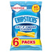 Smiths Salt & Vinegar Chipsticks - 6 pack imported British grocery product available in Canada