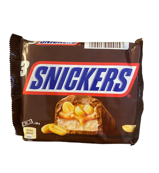 Snickers Chocolate Bars - 3 pack | British Store Online | The Great British Shop