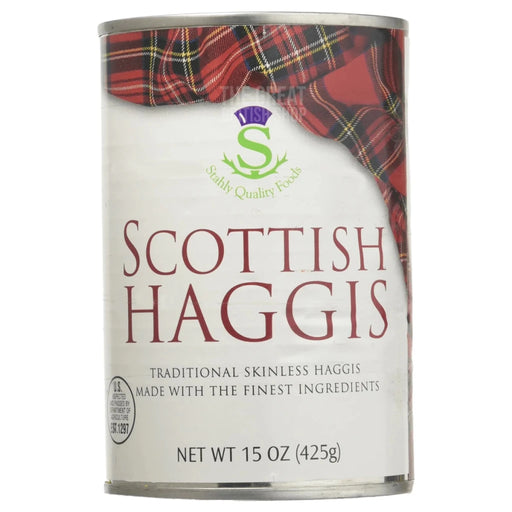 Stahly Quality Foods Scottish Style Haggis - 425g imported British grocery product available in Canada