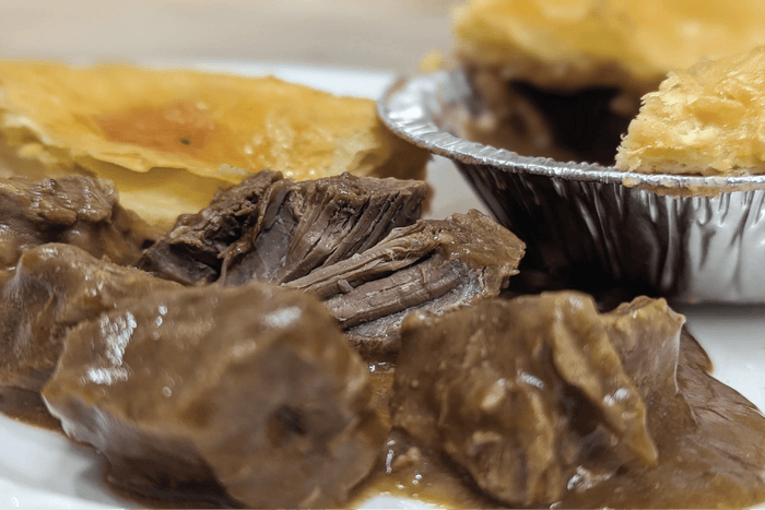 Steak & Gravy Pie from The Great British Shop bakery in Halifax