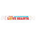 Swizzels Matlow Giant Love Hearts - 39g imported British grocery product available in Canada