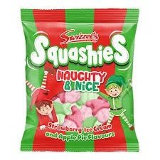 Swizzels Matlow Squashies Naughty & Nice - 120g imported British grocery product available in Canada