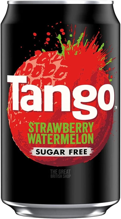Tango Sugar Free Strawberry Watermelon - 330ml imported British grocery product available in Canada