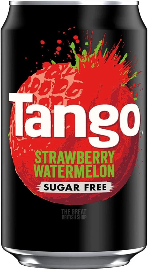 Tango Sugar Free Strawberry Watermelon - 330ml imported British grocery product available in Canada