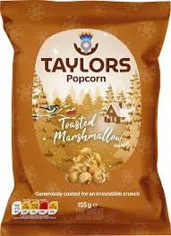 Taylors Toasted Marshmallow Popcorn - 155g imported British grocery product available in Canada