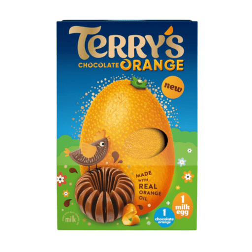Terry's Chocolate Orange Egg with Orange Ball - 307g | British Store Online | The Great British Shop