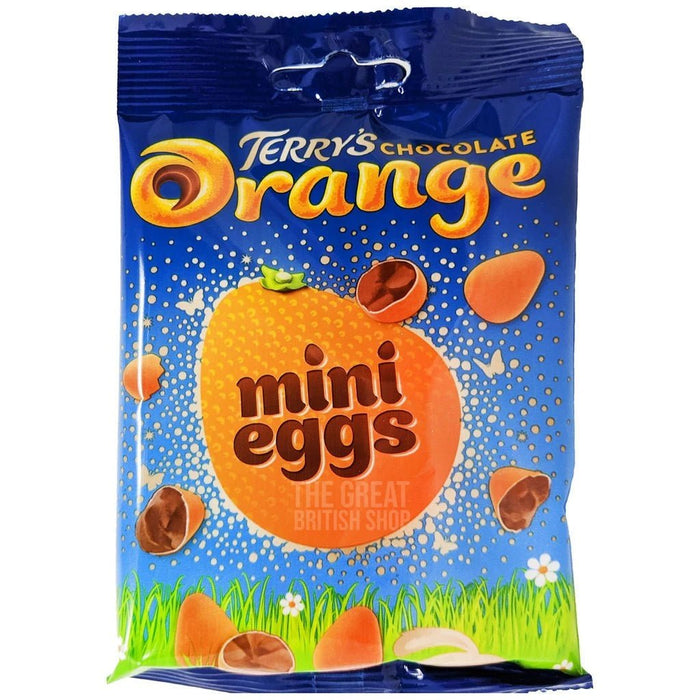 Terry's Chocolate Orange Mini Eggs - 70g imported British grocery product available in Canada