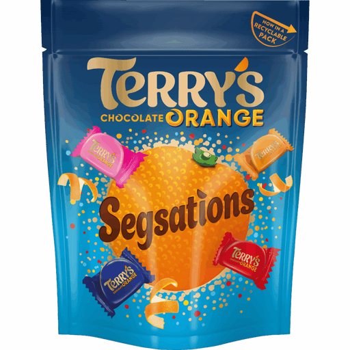 Terry's Chocolate Orange Segsations Pouch - 300g | British Store Online | The Great British Shop