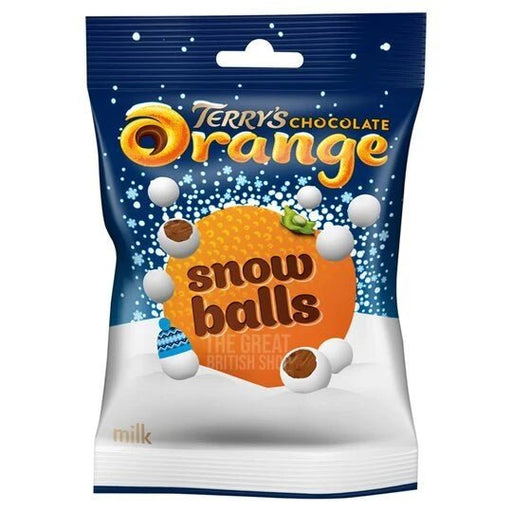 Terry's Chocolate Orange Snowballs - 70g imported British grocery product available in Canada