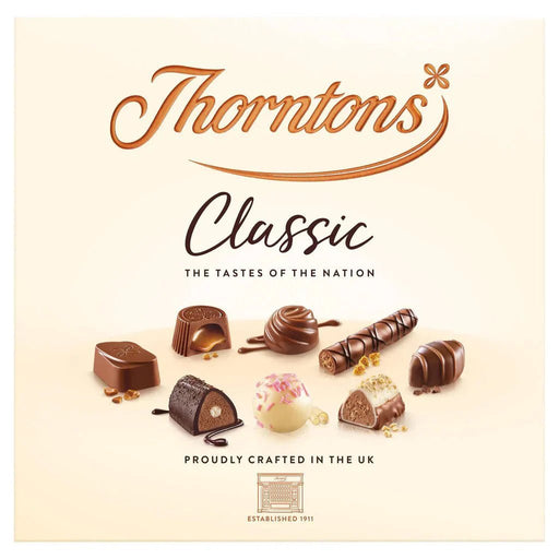 Thorntons Classic Chocolate Box - 262g | British Store Online | The Great British Shop