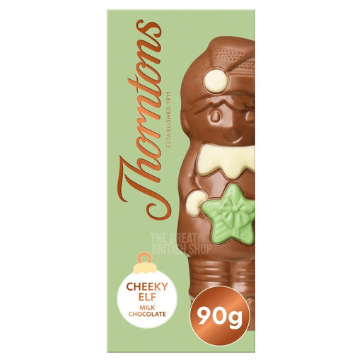 Thornton's Milk Chocolate Elf - 90g imported British grocery product available in Canada