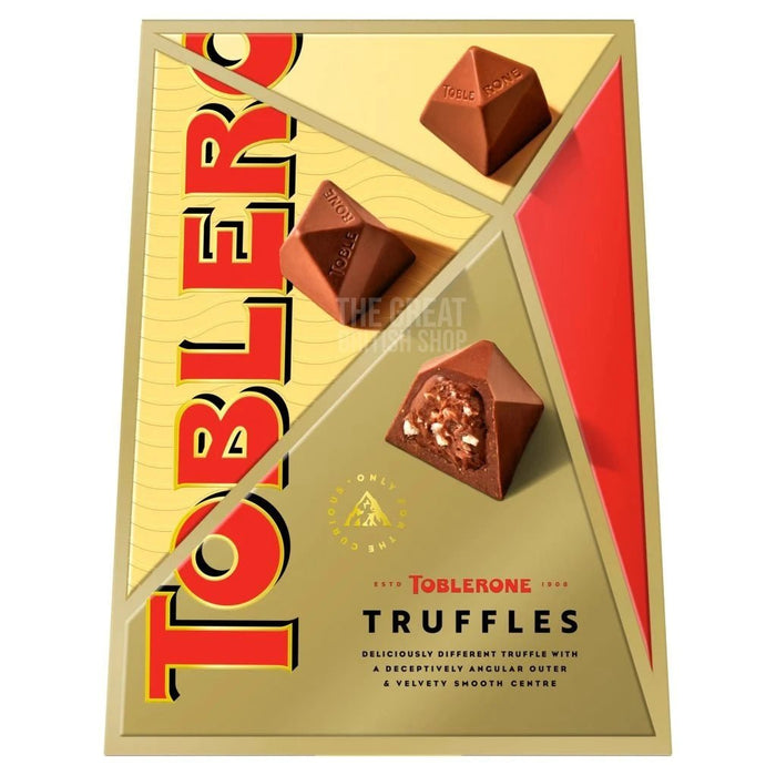 Toblerone Truffles Gift Box - 180g imported British grocery product available in Canada