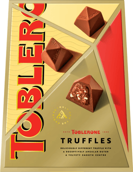 Toblerone Truffles Gift Box - 180g imported British grocery product available in Canada