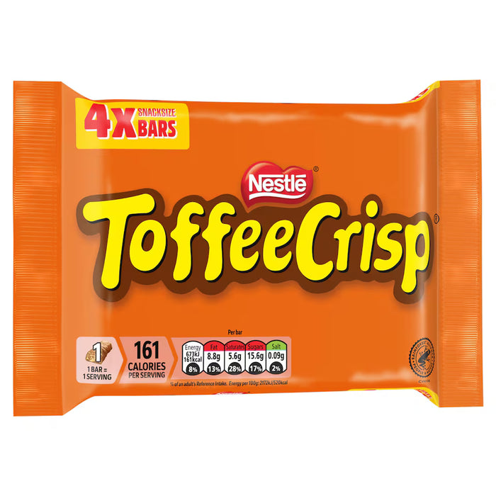 Nestle Toffee Crisp 4 Pack - 124g