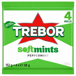 Trebor Softmints Peppermint - 4 Pack, front view of the product packaging