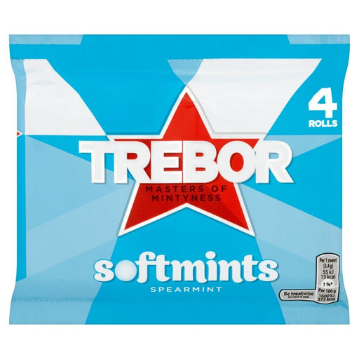 Trebor Softmint Spearmint Rolls - 4 Pack | British Store Online | The Great British Shop