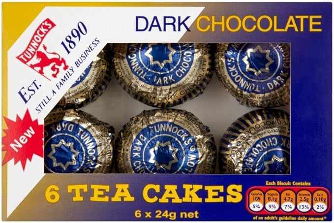 Tunnocks Teacakes Dark Chocolate - 6 Pack imported British grocery product available in Canada