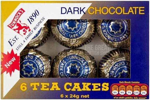 Tunnocks Teacakes Dark Chocolate - 6 Pack imported British grocery product available in Canada