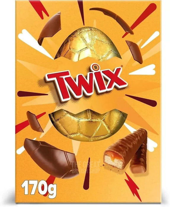 Twix Medium Egg - 170g imported British grocery product available in Canada