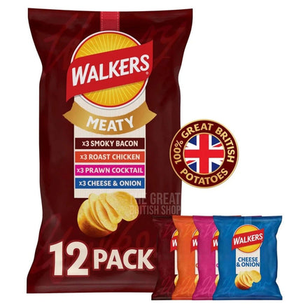 Walkers Crisps Meaty - 14 Pack