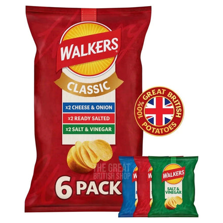 Walkers Crisps Variety Bag - 6 Pack