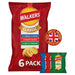 Walkers Crisps Variety Bag - 6 Pack imported British grocery product available in Canada