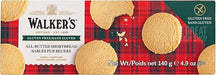 Walker's Gluten Free Shortbread Rounds - 140g imported British grocery product available in Canada