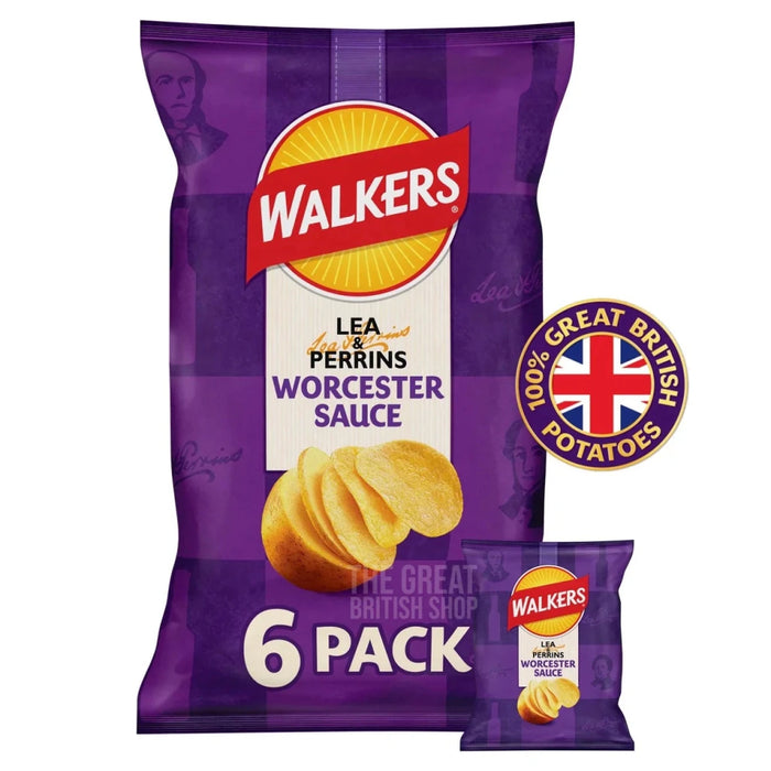 Walkers Lea & Perrins Worcester - 6 Pack imported British grocery product available in Canada