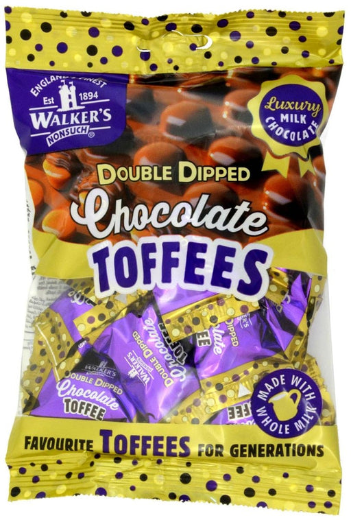 Walker's Nonsuch Double Dipped Chocolate Toffees - 135g | British Store Online | The Great British Shop